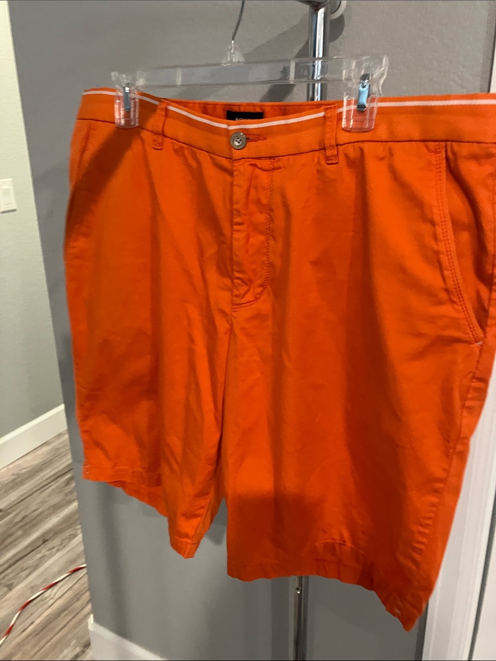 Hugo Boss Orange Flat-Front Men’s Shorts